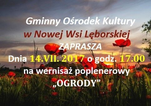 Grafika 1: Zapraszamy na wernisaż poplenerowy
