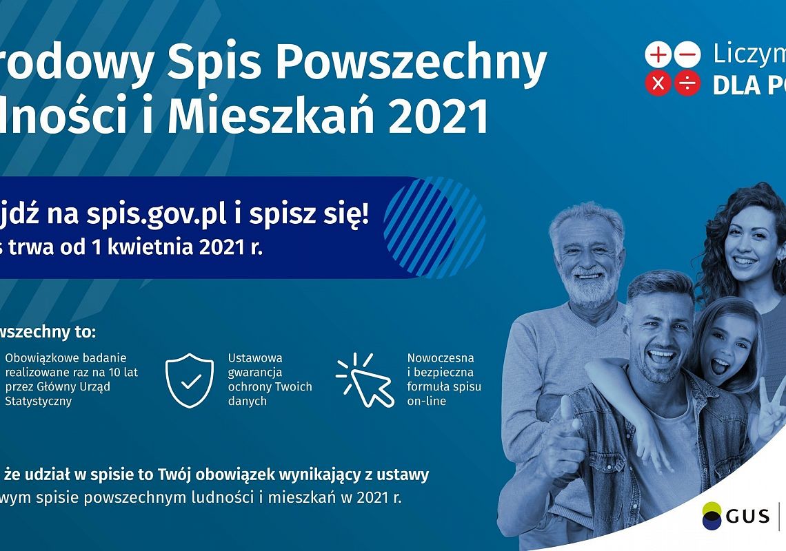 GUS spis powszechny plakat
