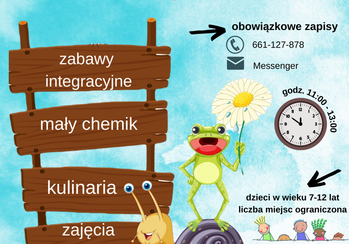 Grafika 1: Wakacje z Gminnym Ośrodkiem Kultury