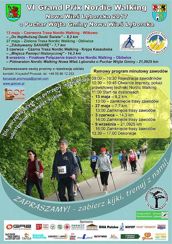 Grafika 1: 13 Maja – Czerwona Trasa Nordic Walking - Wilkowo – „Do Najdłuższej Deski Świata” – 8,2 km