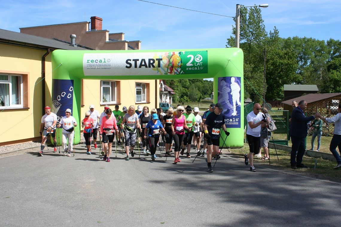 Grafika 1: Relacja 3 czerwca – Czarna Trasa Nordic Walking - Krępa Kaszubska