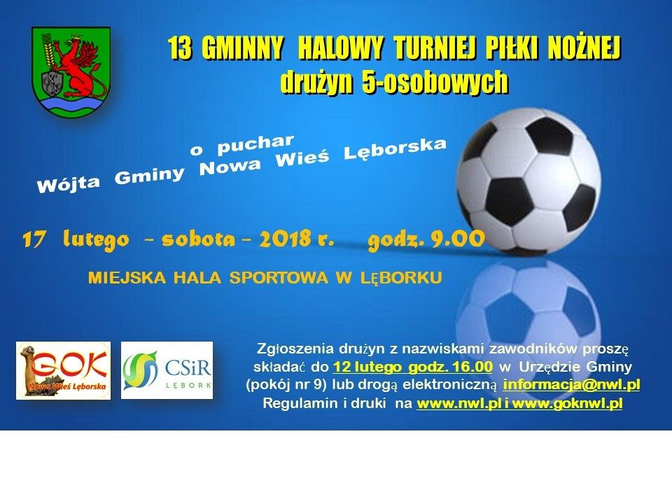 Grafika 1: XIII Halowy Turniej Piłki Nożnej