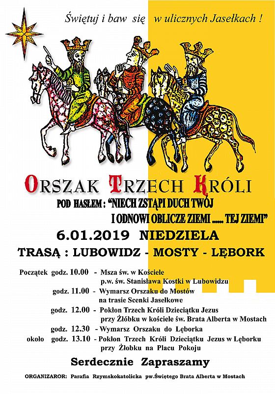 Grafika 1: Orszak Trzech Króli 2019