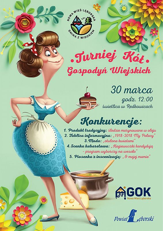 Grafika 1: Turniej Kół Gospodyń Wiejskich, Redkowice 2019