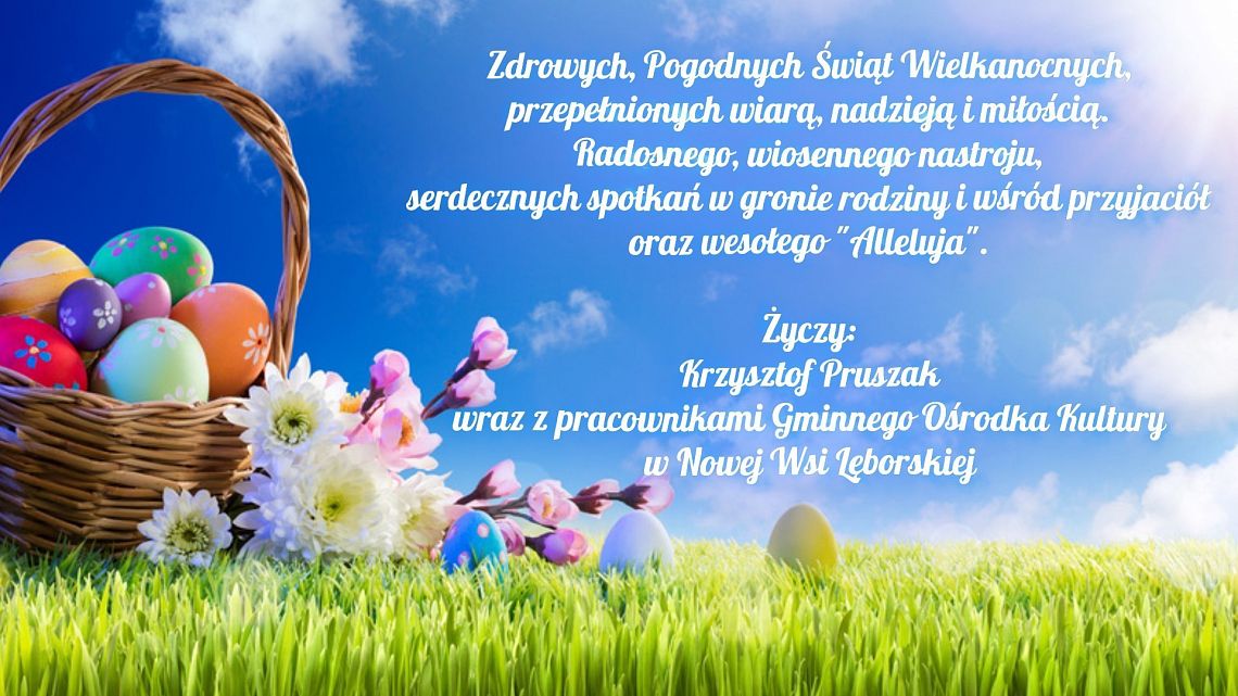 Grafika 1: Życzymy Wesołych Świąt Wielkanocnych