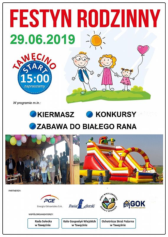 Grafika 1: Zapraszamy na "Festyn Rodzinny" do Tawęcina :)