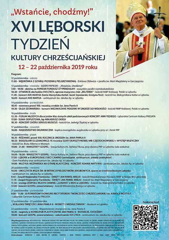 Grafika 1: XVI Lęborski Tydzień Kultury Chrześcijańskiej
