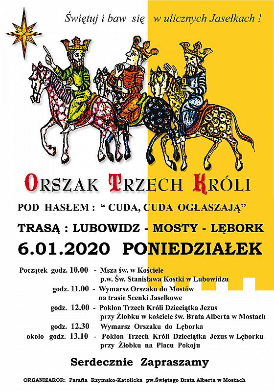 Grafika 1: Zapraszamy na Orszak Trzech Króli