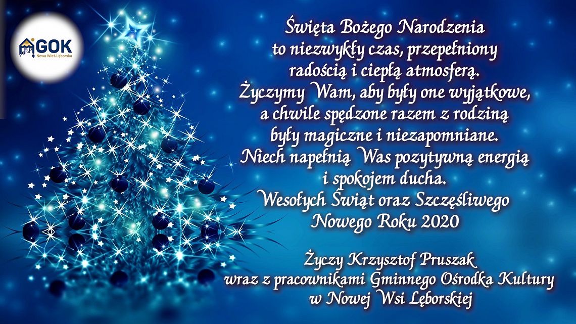 Grafika 1: Wesołych Świąt oraz Szczęśliwego nowego roku 2020