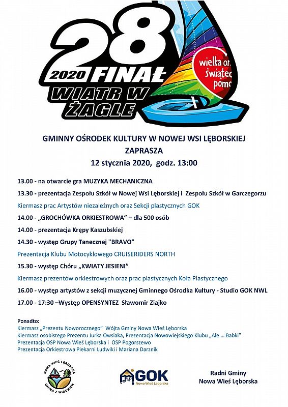 Grafika 1: Zapraszamy na WOŚP 2020