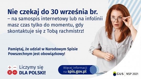Narodowy Powszechny spis Ludności i mieszkań plakat