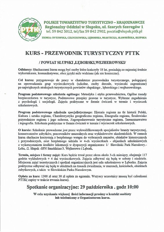 kurs przewodnik PPTK
