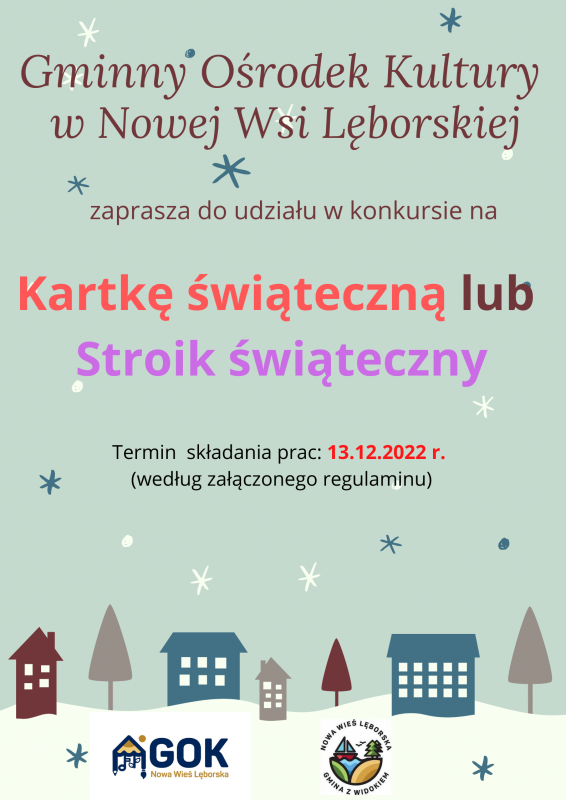 Plakat konkurs plastyczny świąteczny