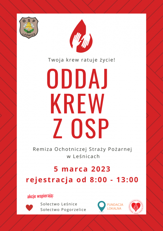 Plakat opisujący wydarzenie