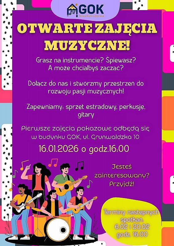 Grafika 1: Otwarte zajęcia muzyczne