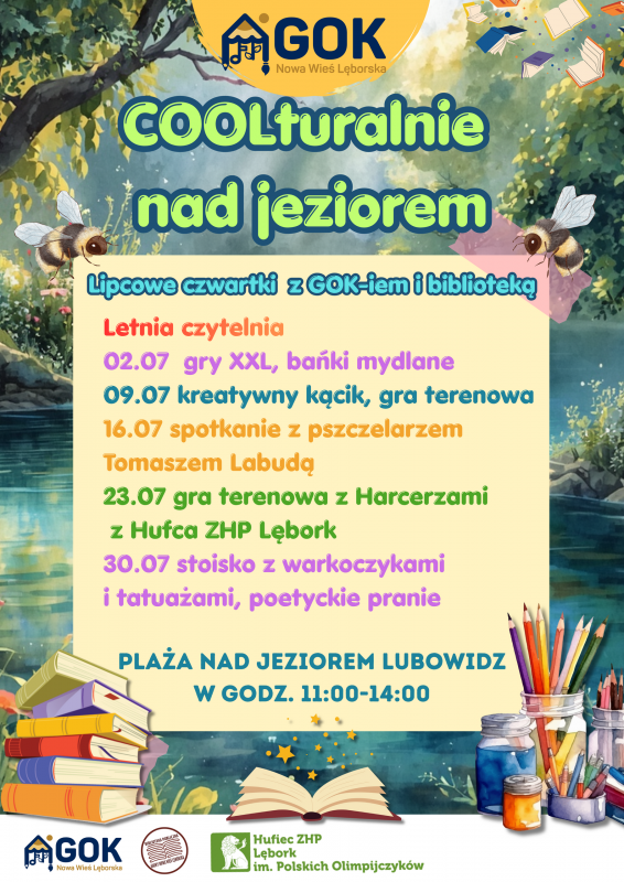 Grafika 1: COOLturalnie nad jeziorem