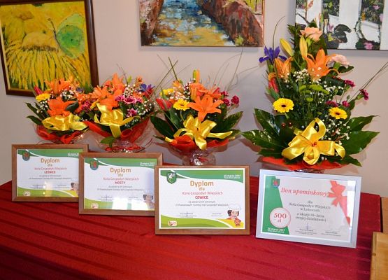 Grafika 99: KGW Arkana z Cewic - zwycięzcą Gminno - Powiatowego Turnieju Kół Gospodyń Wiejskich