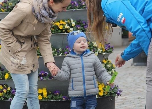 Grafika 1: Akcja promocyjna w Waren (Müritz) Przystanek w Jabel w drodze do Parchim