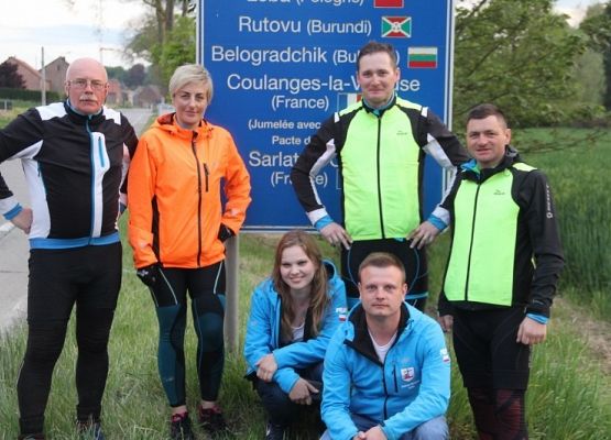 Grafika 14: Rowerzyści dojechali do JODOIGNE! Odwiedziny także w Parlamencie Europejskim