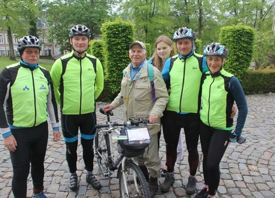 Grafika 25: Rowerzyści dojechali do JODOIGNE! Odwiedziny także w Parlamencie Europejskim