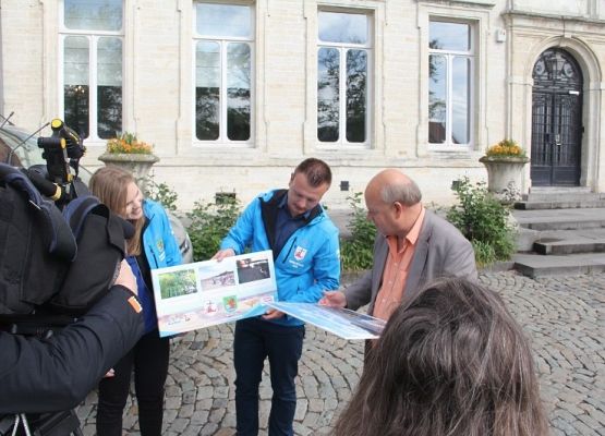 Grafika 43: Rowerzyści dojechali do JODOIGNE! Odwiedziny także w Parlamencie Europejskim