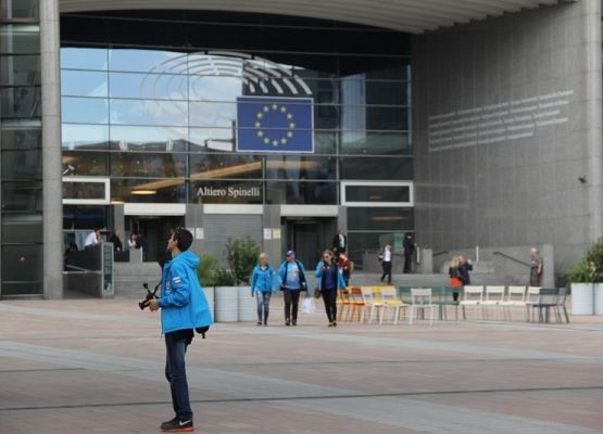 Grafika 63: Rowerzyści dojechali do JODOIGNE! Odwiedziny także w Parlamencie Europejskim