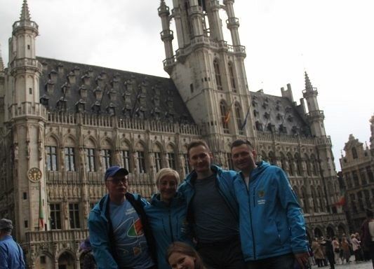 Grafika 72: Rowerzyści dojechali do JODOIGNE! Odwiedziny także w Parlamencie Europejskim