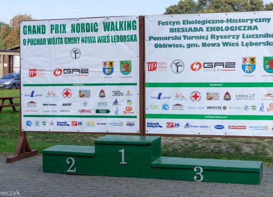 Grafika 8: FESTYN EKOLOGICZNO – HISTORYCZNY „BIESIADA EKOLOGICZNA” X Pomorski Turniej Rycerzy Łuczników VII Grand Prix Nordic Walking o Puchar Wójta Gminy Nowa Wieś Lęborska.