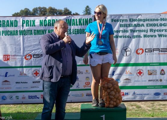 Grafika 92: FESTYN EKOLOGICZNO – HISTORYCZNY „BIESIADA EKOLOGICZNA” X Pomorski Turniej Rycerzy Łuczników VII Grand Prix Nordic Walking o Puchar Wójta Gminy Nowa Wieś Lęborska.