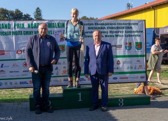 Grafika 100: FESTYN EKOLOGICZNO – HISTORYCZNY „BIESIADA EKOLOGICZNA” X Pomorski Turniej Rycerzy Łuczników VII Grand Prix Nordic Walking o Puchar Wójta Gminy Nowa Wieś Lęborska.