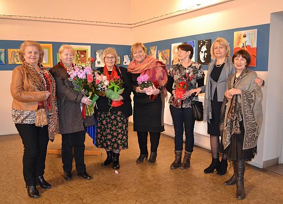 Grafika 20: Fotorelacja z wernisażu malarstwa Jadwigi Szczepańskiej i Magdaleny Szczęsnej z dnia 04.03.2020