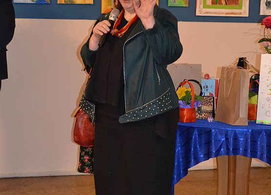 Grafika 34: Fotorelacja z wernisażu malarstwa Jadwigi Szczepańskiej i Magdaleny Szczęsnej z dnia 04.03.2020