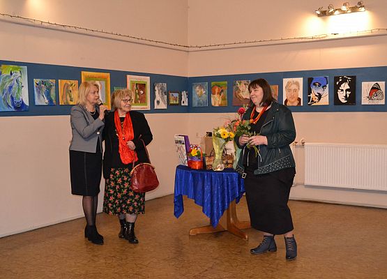Grafika 41: Fotorelacja z wernisażu malarstwa Jadwigi Szczepańskiej i Magdaleny Szczęsnej z dnia 04.03.2020