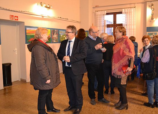 Grafika 53: Fotorelacja z wernisażu malarstwa Jadwigi Szczepańskiej i Magdaleny Szczęsnej z dnia 04.03.2020