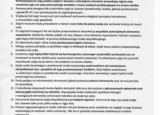 Grafika 3: Zarządzenie 5/2020 Dyrektora Gminnego Ośrodka Kultury w Nowej Wsi Lęborskiej