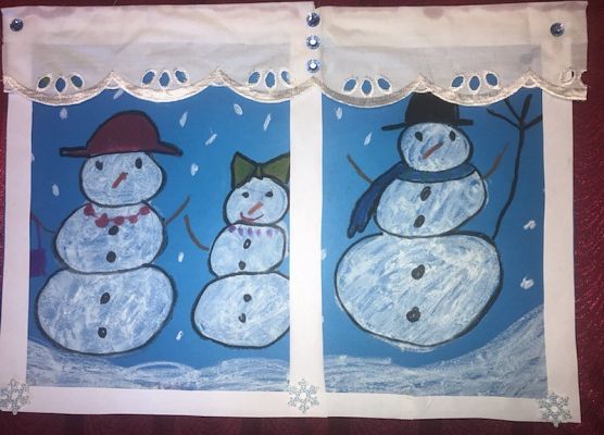 Grafika 51: Prace na Konkurs plastyczny cztery pory roku "Zima"