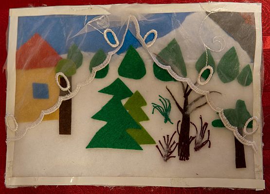 Grafika 7: Prace na Konkurs plastyczny cztery pory roku "Zima"