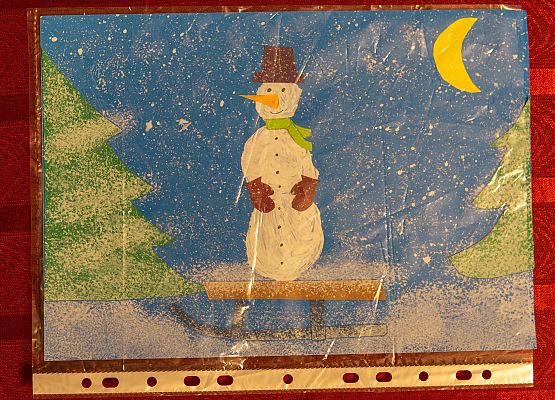 Grafika 19: Prace na Konkurs plastyczny cztery pory roku "Zima"