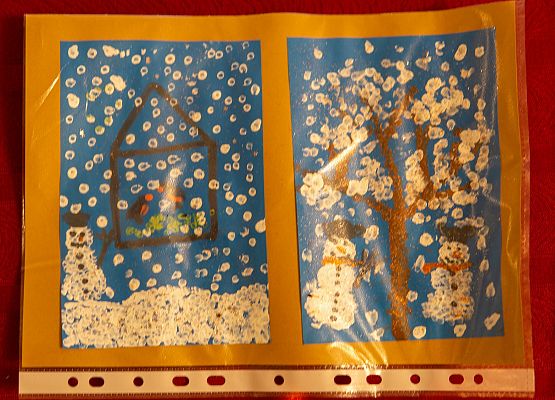 Grafika 27: Prace na Konkurs plastyczny cztery pory roku "Zima"