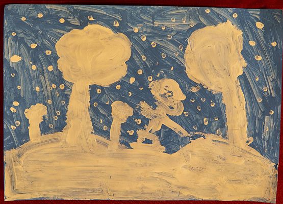 Grafika 34: Prace na Konkurs plastyczny cztery pory roku "Zima"