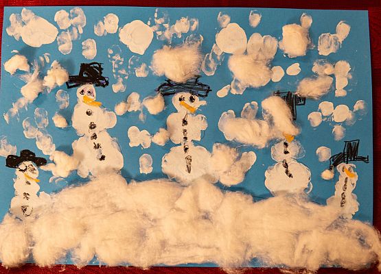 Grafika 44: Prace na Konkurs plastyczny cztery pory roku "Zima"