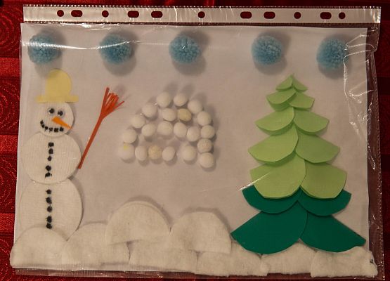 Grafika 48: Prace na Konkurs plastyczny cztery pory roku "Zima"