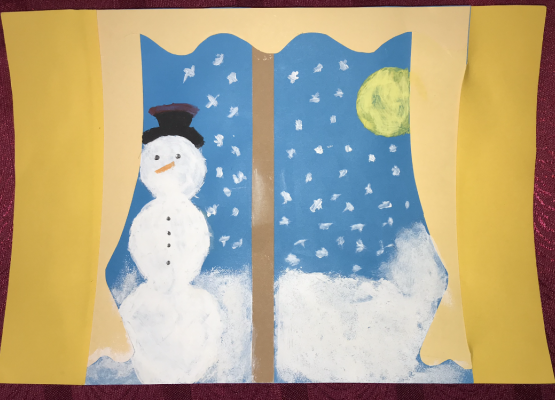 Grafika 60: Prace na Konkurs plastyczny cztery pory roku "Zima"