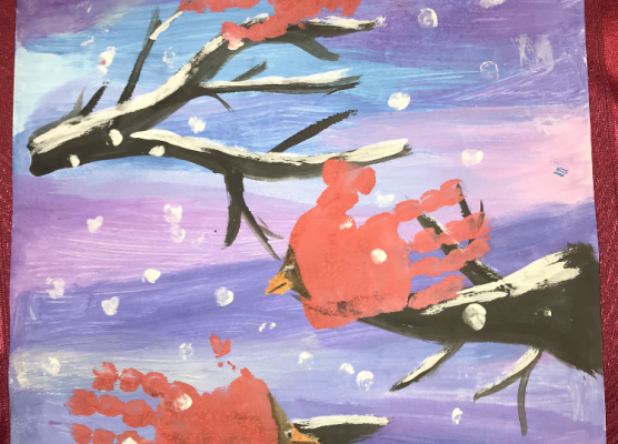 Grafika 61: Prace na Konkurs plastyczny cztery pory roku "Zima"