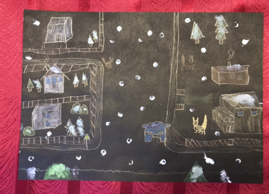 Grafika 57: Prace na Konkurs plastyczny cztery pory roku "Zima"