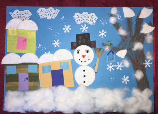 Grafika 58: Prace na Konkurs plastyczny cztery pory roku "Zima"