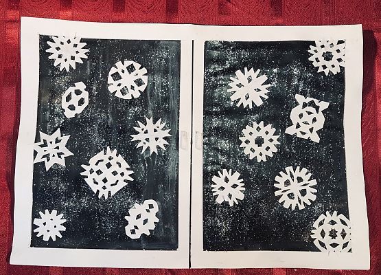 Grafika 64: Prace na Konkurs plastyczny cztery pory roku "Zima"