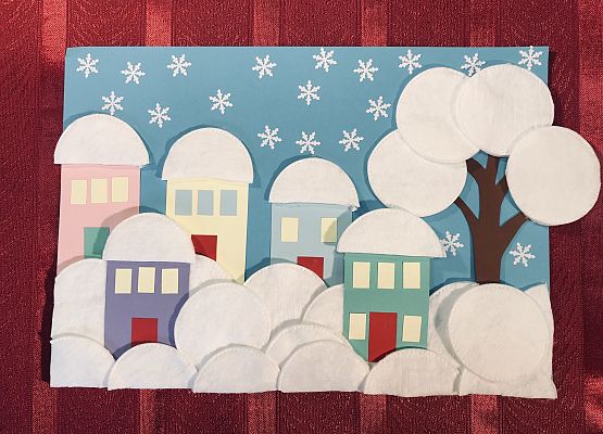 Grafika 67: Prace na Konkurs plastyczny cztery pory roku "Zima"