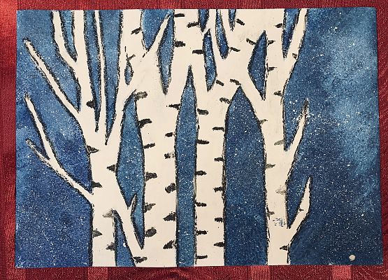 Grafika 68: Prace na Konkurs plastyczny cztery pory roku "Zima"