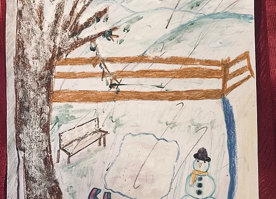 Grafika 76: Prace na Konkurs plastyczny cztery pory roku "Zima"